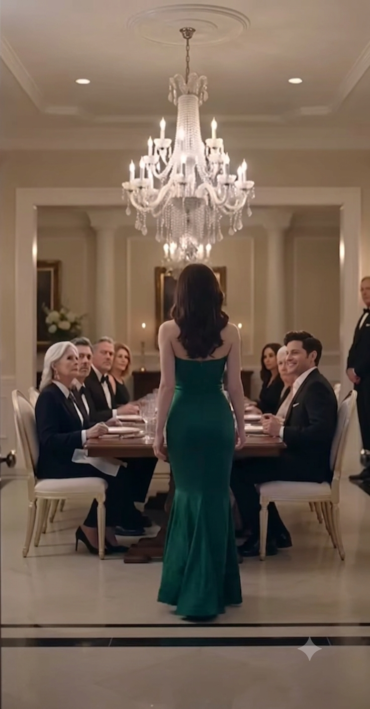 He pulled the chair out from under his wife in front of the entire family—minutes later, one stranger walked into the mansion and wiped the smirk off his face.