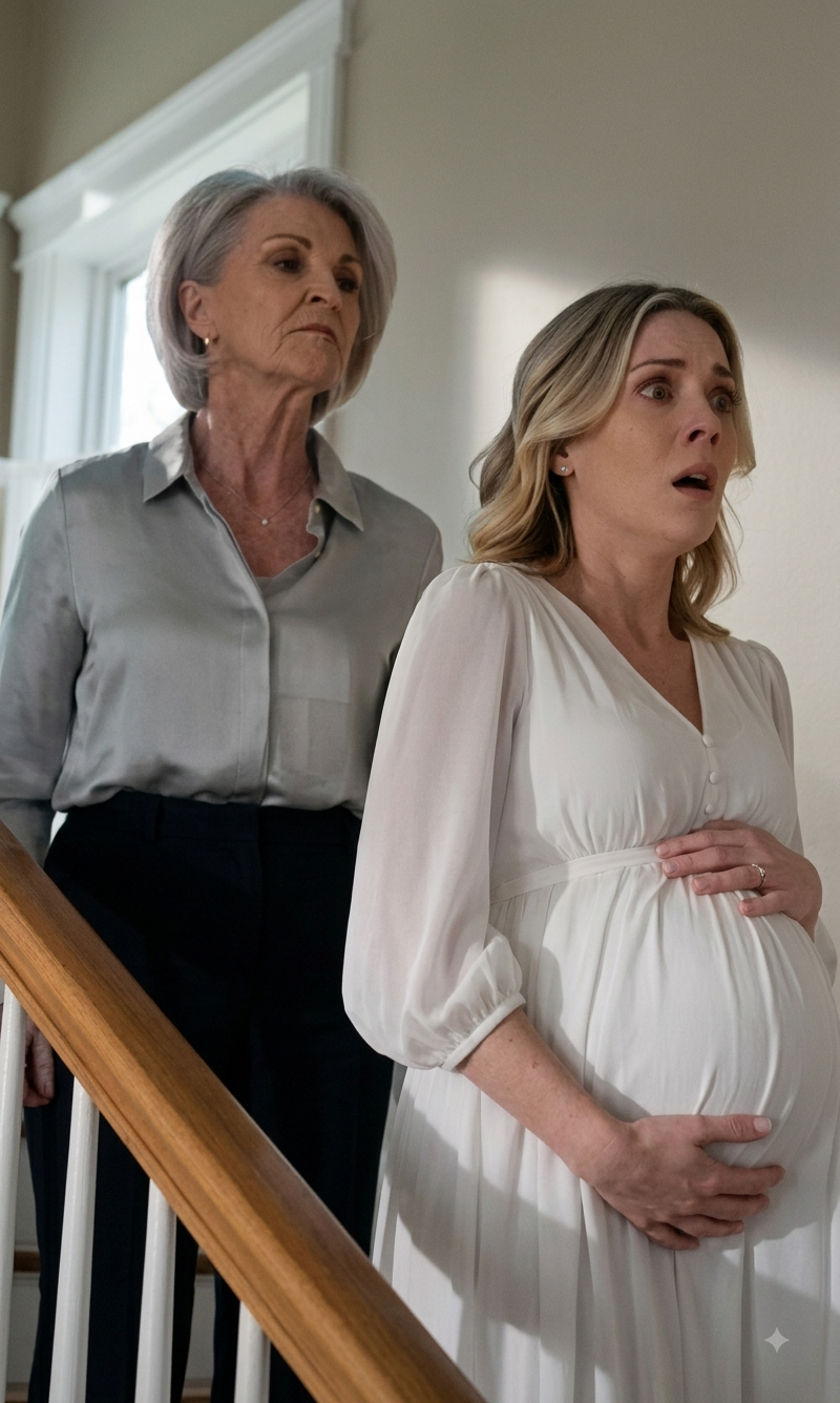 My Mother-In-Law Shoved My 8-Month-Pregnant Body Down The Stairs—But The Most Terrifying Part Was What My Husband Did Seconds Before.