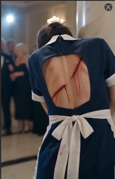 She thought she could whip the maid in front of 200 wealthy guests—until Vincent Moretti saw the necklace around the woman’s neck and suddenly went pale.
