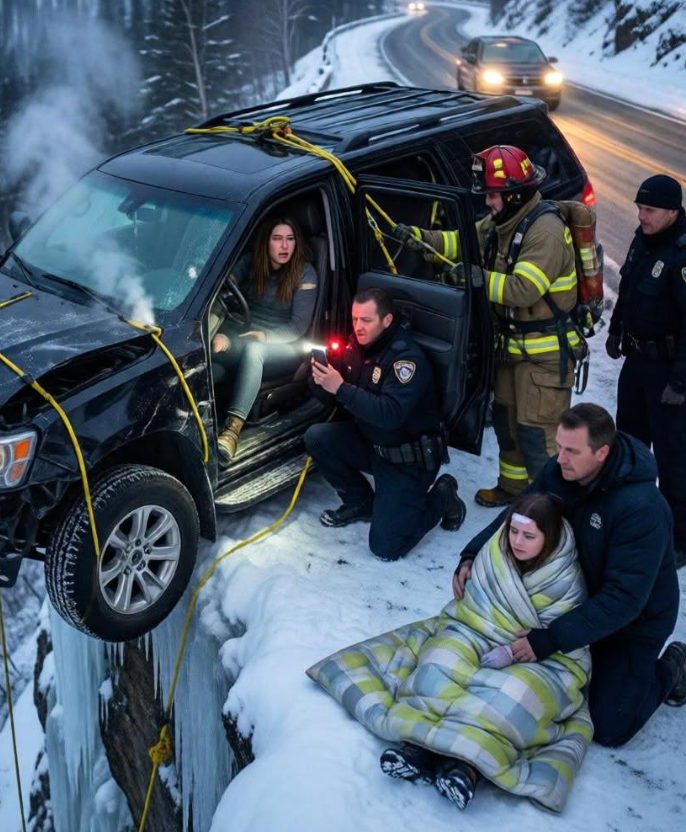 My father told rescuers to let me die on a freezing cliff—but he forgot my phone was recording every word.