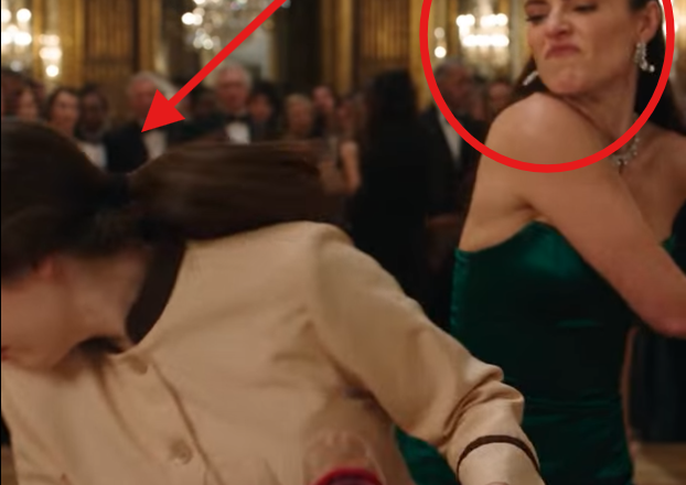 She slapped a trembling server in front of the entire ballroom—then the girl whispered three words that made the birthday woman turn completely pale.