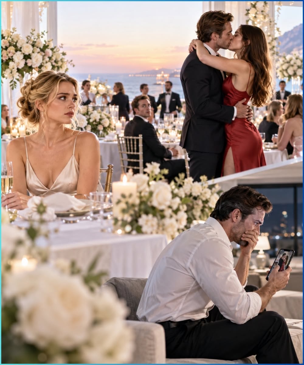 My husband kissed his first love ten feet away from me—and when the whole room CHEERED, I sent one 26-second video that changed two marriages before midnight.