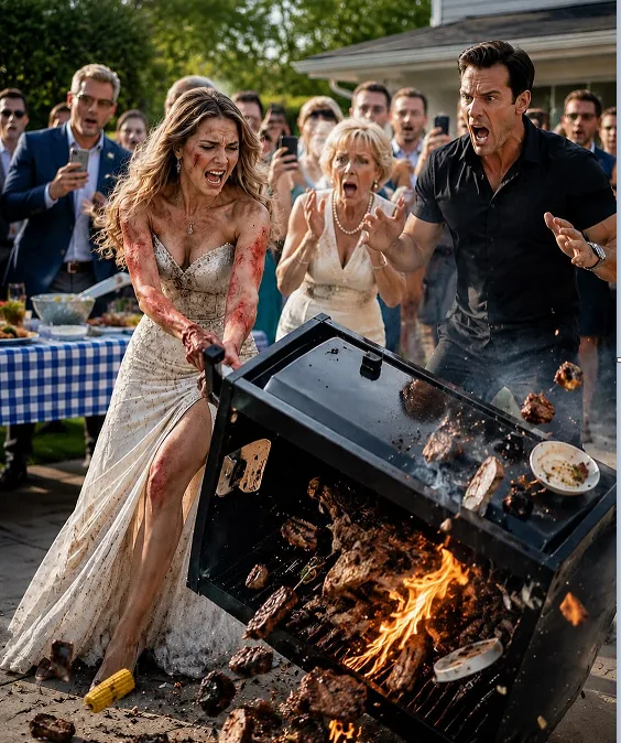 Everyone laughed when my husband called me a useless wife—until he burned my hand on the grill and I revealed who secretly controlled 58% of the company he thought belonged to him.