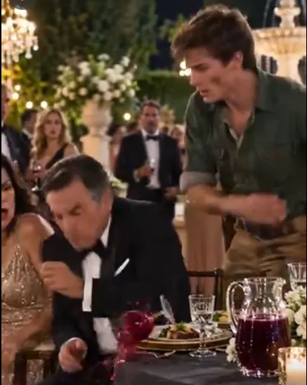 The gardener smashed the millionaire’s glass seconds before he drank—and the reason left the entire Manhattan reception screaming.