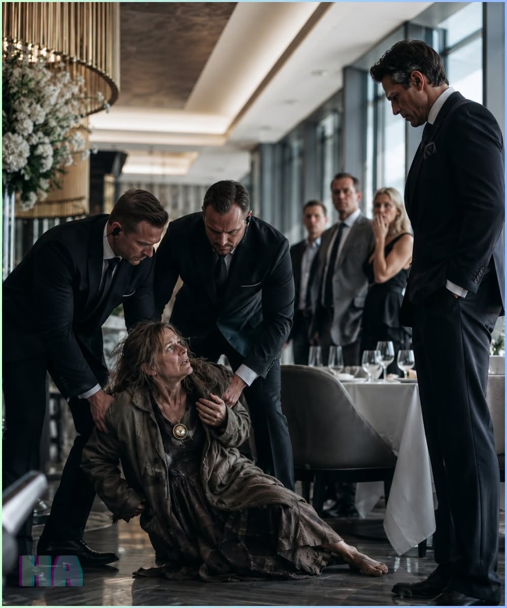A ruthless mafia boss watched security throw a homeless woman out of his luxury restaurant—until the brass button around her neck proved the girl he’d mourned for ten years might still be alive.