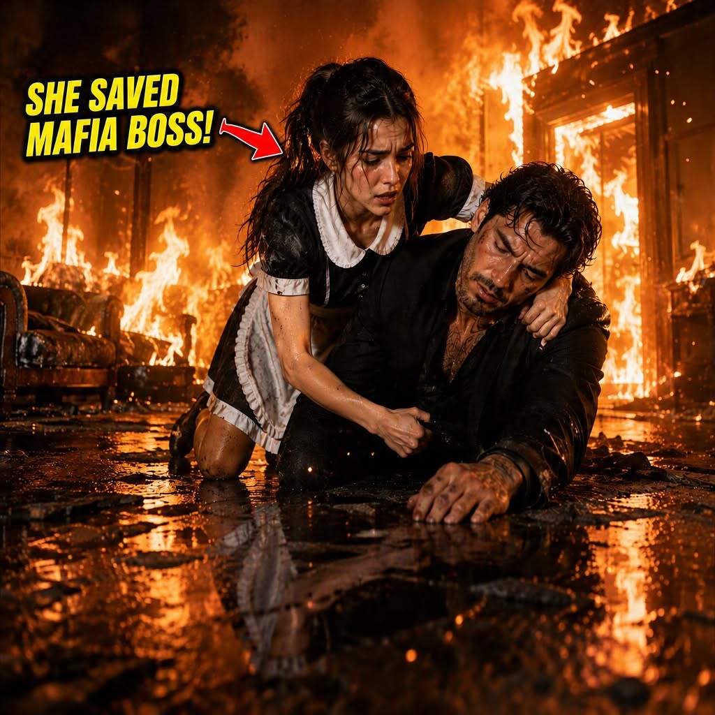 I RAN BACK INTO A BURNING BILLIONAIRE’S MANSION to save the man I’d secretly blamed for my father’s disappearance—then his security chief showed me an old photo and whispered, “Vincent didn’t make your father vanish… the man who came back alive did.”
