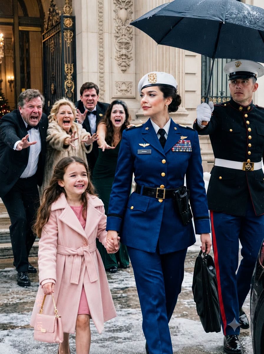 My Sister-in-Law SLAPPED My Daughter Across the Face at Christmas—and when my husband told me to “LET IT GO” while his entire family watched in silence, I gave his sister TWO SLAPS back... but what none of them knew was that the quiet “country wife” they had mocked for seven years was actually a high-ranking U.S. Army officer.