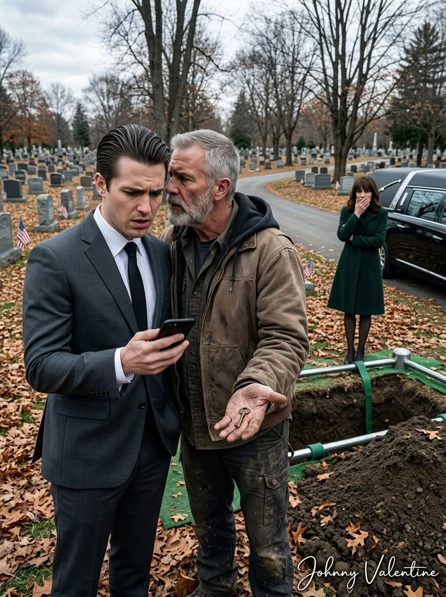 At my father’s funeral, the gravedigger slipped me a brass key and whispered, “Your father paid me to bury an EMPTY COFFIN.” Then my dead father’s secret led me to an FBI agent waiting at Unit 17...