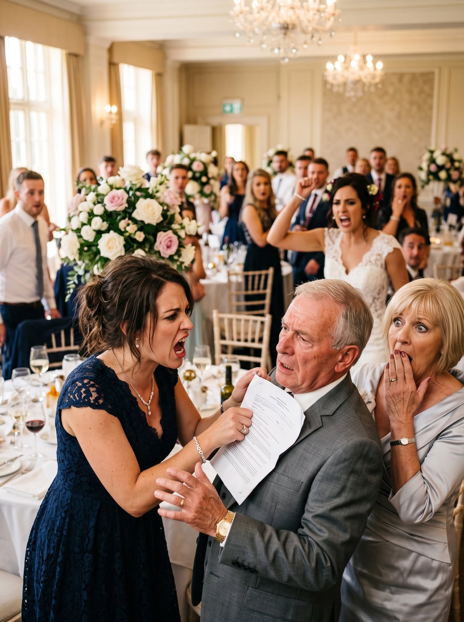My parents gave my sister a $400,000 wedding for free, then “gifted” me mine and sent me a $73,418.22 invoice 48 hours later—so I paid every cent, cut them off, and six months later my sister came pounding on my door with a bank letter that changed everything.