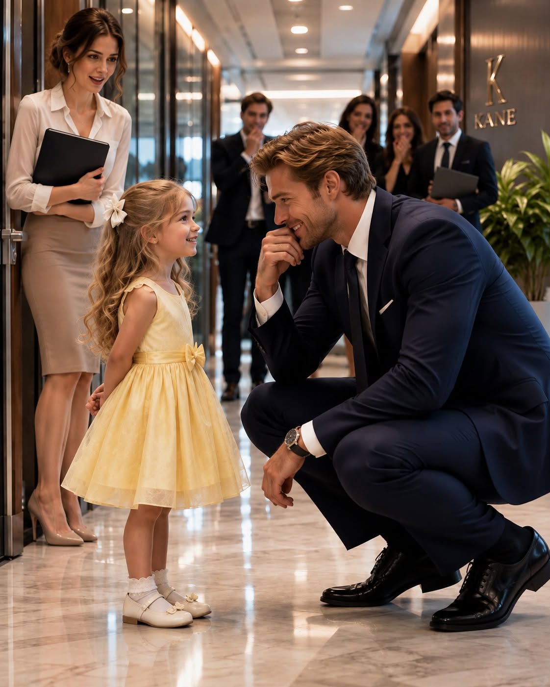 My six-year-old daughter pointed at Manhattan’s coldest billionaire and said, “You’re too handsome to be alone—you should be my daddy”… but the reason she gave him seconds later wiped the smile right off my face.