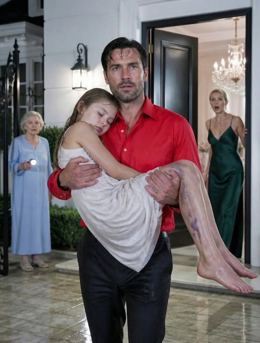He came home from a five-day business trip expecting a hug from his 8-year-old daughter—instead, she trembled by the door and whispered, “Dad… Mom said I’d destroy the family if I told you why my back hurts.”