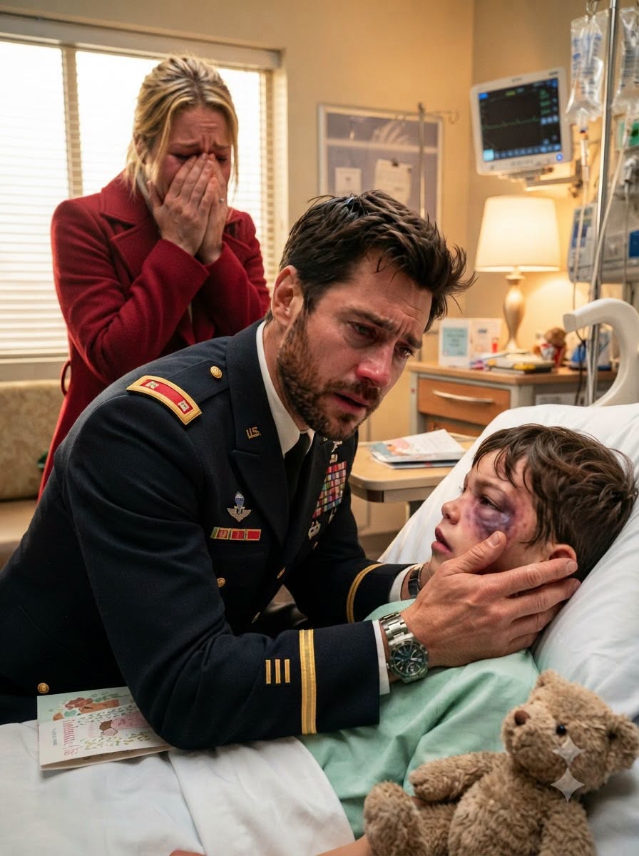 MY SON WHISPERED, “GRANDPA SAID YOU WEREN’T COMING,” FROM A HOSPITAL BED—THEN HE TOLD ME WHO HELD HIM DOWN WHILE HIS GRANDFATHER SLAMMED HIS HEAD INTO THE DRIVEWAY…