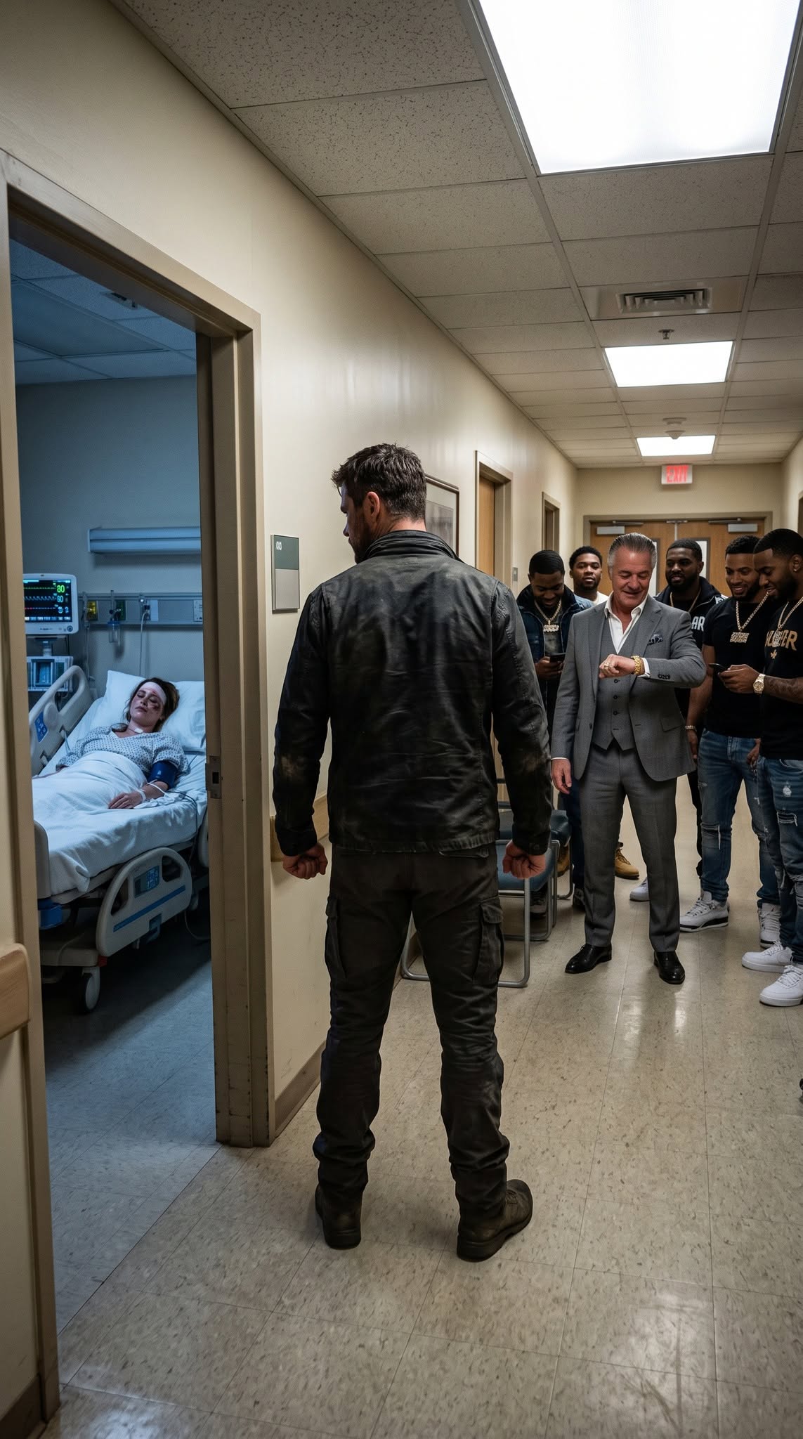 I came home from a six-month Delta deployment expecting my wife to run into my arms—but instead I found her unrecognizable in the ICU, and the eight men smiling outside her room made my blood run cold…