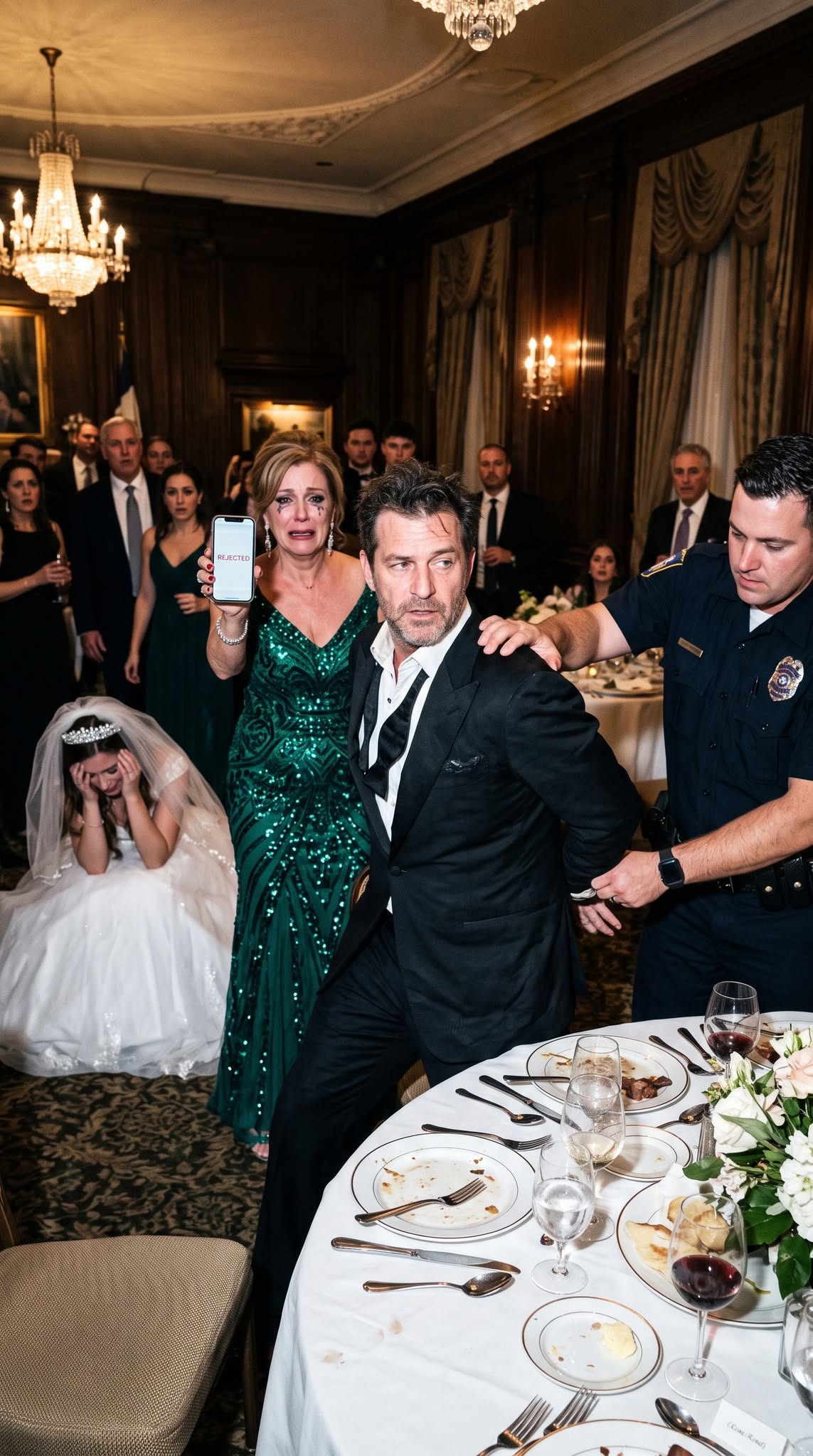 My entire family skipped my wedding for my sister’s “millionaire” fiancé’s luxury party—then, just as I cut the cake beside 37 empty chairs, every one of them started calling me in panic…