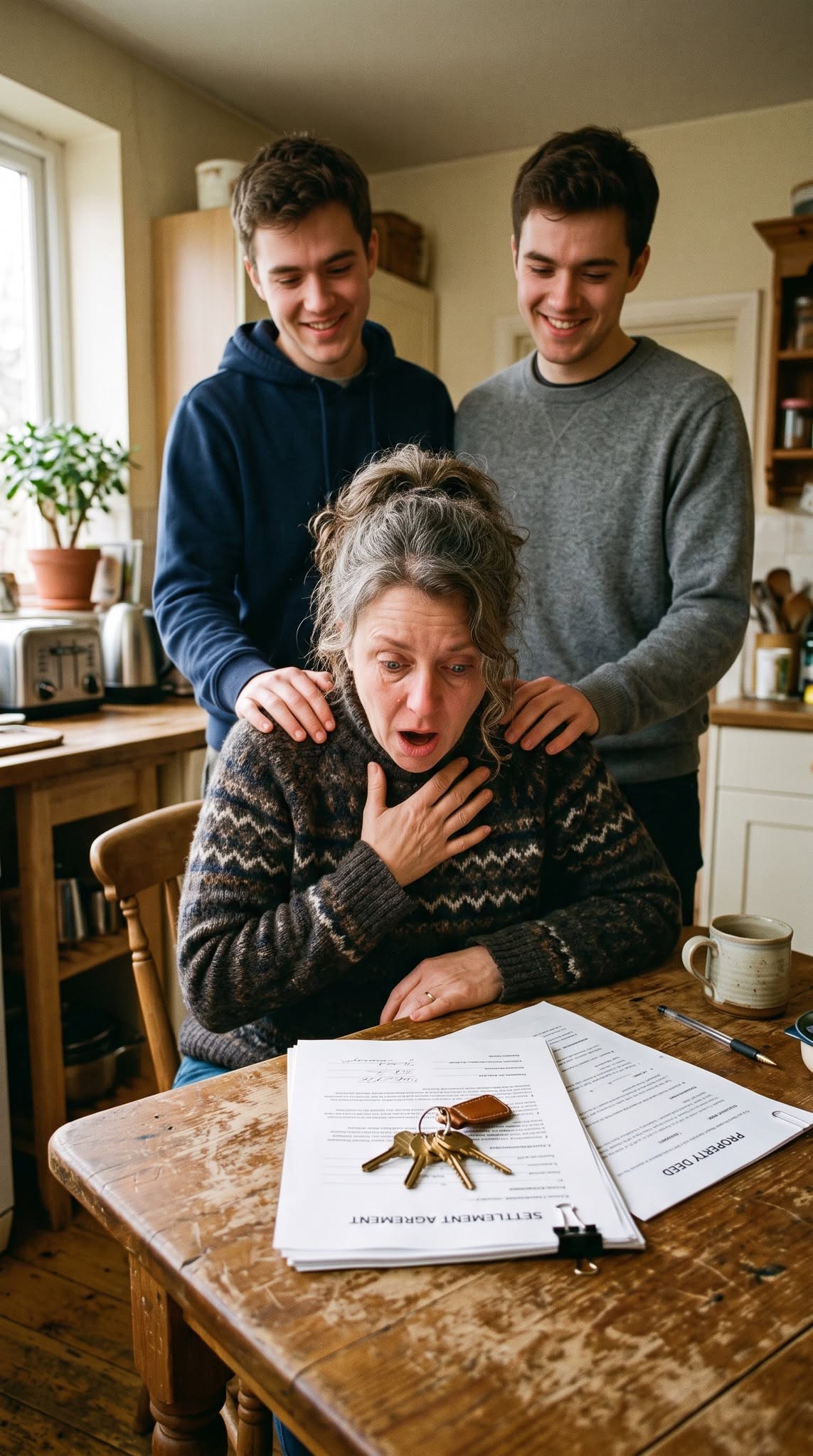 I gave up marriage, dating, and thirteen years of my life to raise my dead brother’s twin sons—then on their 18th birthday, they put a metal lockbox in front of me and said, “Aunt Clara, open it.”