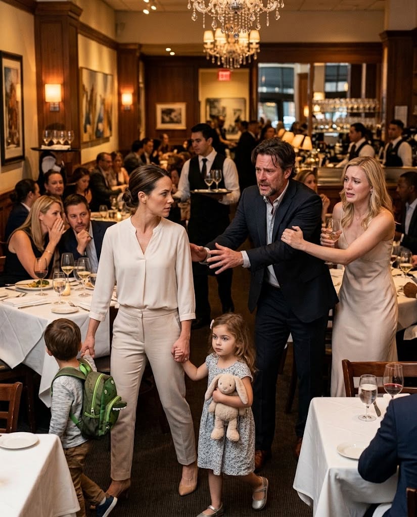 Six years after divorcing his “infertile” wife because he wanted children, Darwin saw her walk into a restaurant holding hands with 5-year-old twins—and his new wife whispered, “There’s something about her medical records you were never supposed to know…”