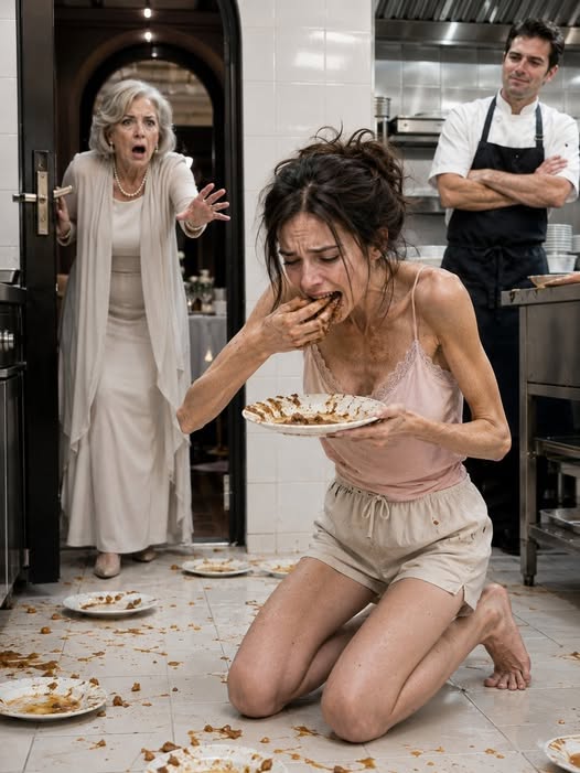 I Found My Daughter Crying on a Restaurant Kitchen Floor, Eating Scraps From Customers’ Dirty Plates—Then Her Husband Smiled at Me and Said, “She Deserves It”… But He Had No Idea Who I Was Calling Next.