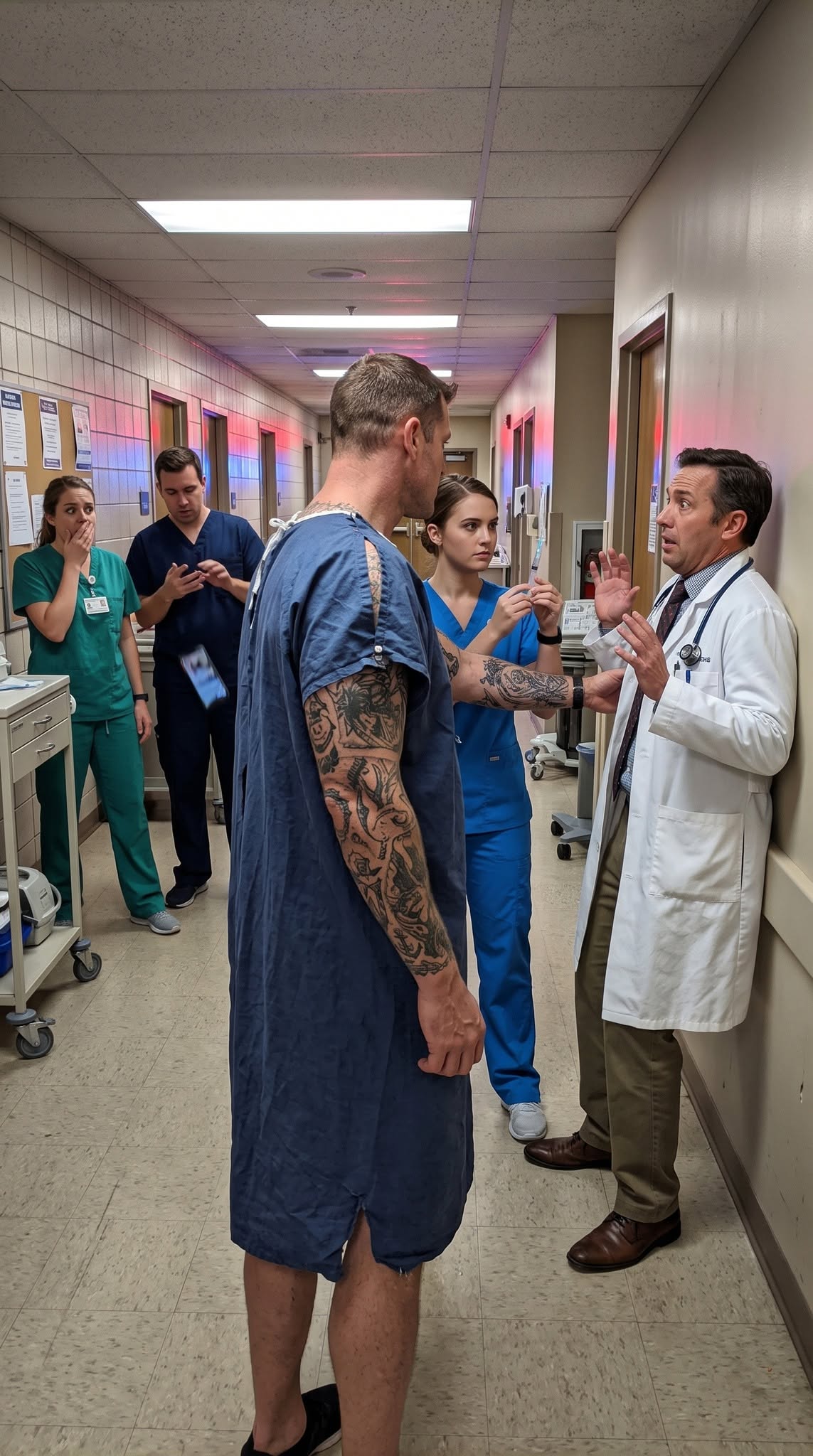 My coworkers gave the “rookie nurse” a wounded deaf Navy SEAL just to film me failing—then he flashed a classified hand signal, and I answered before I could stop myself…