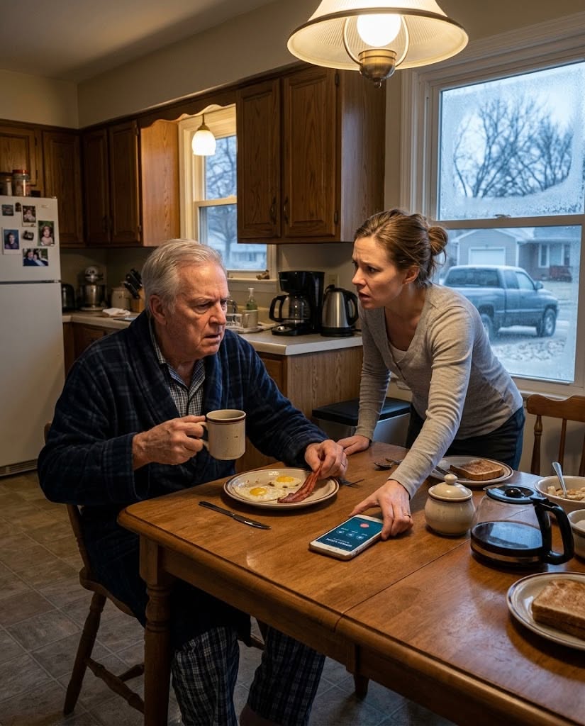 My sister called at 6:30 A.M. to tell me our father was DEAD—there was just one problem: Dad was sitting across from me eating my bacon while she explained how she planned to take everything he owned…