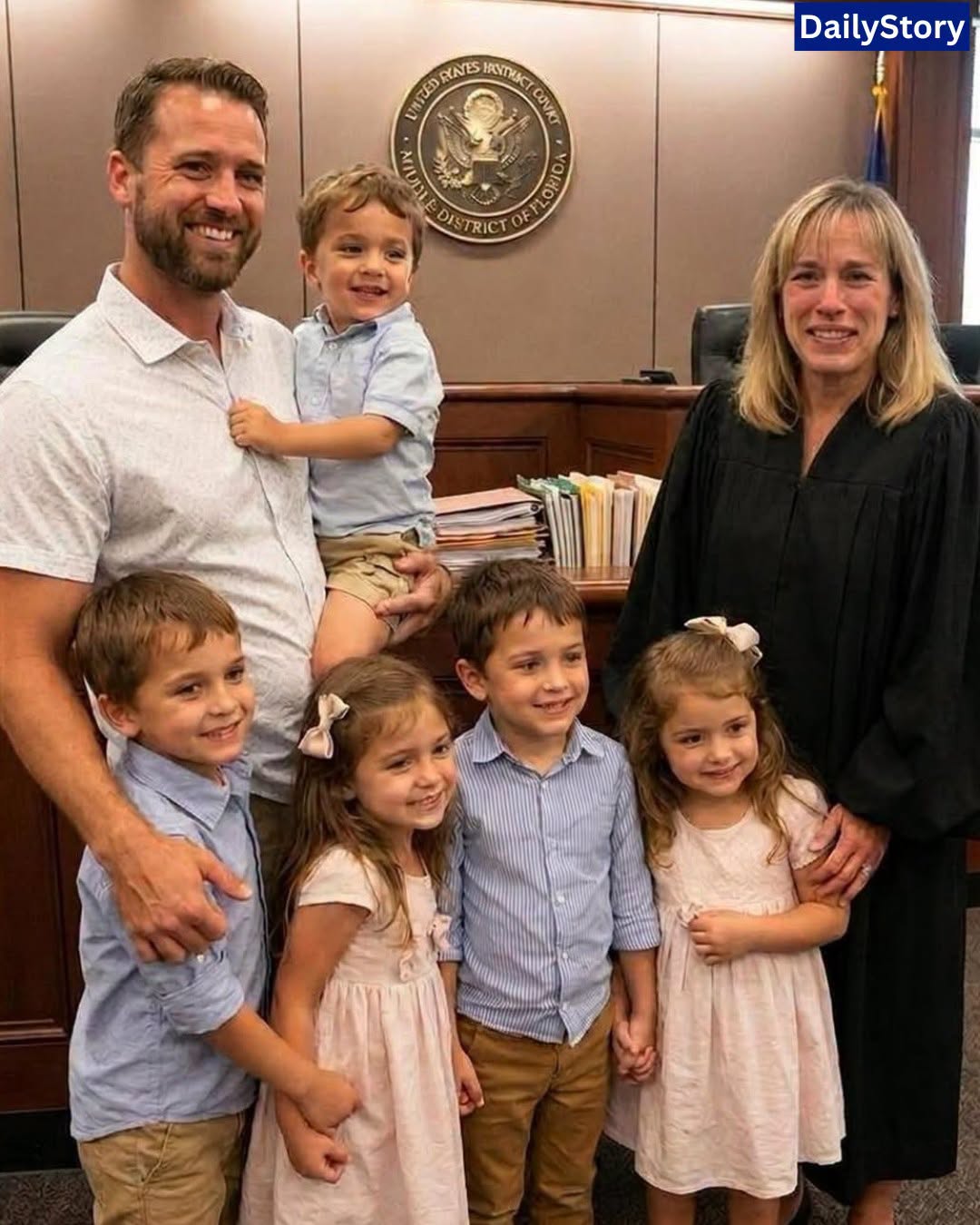 A 29-year-old single man was told five siblings under seven would be split into three different homes—then the judge asked why he was risking EVERYTHING to adopt them, and his answer brought the courtroom to tears...