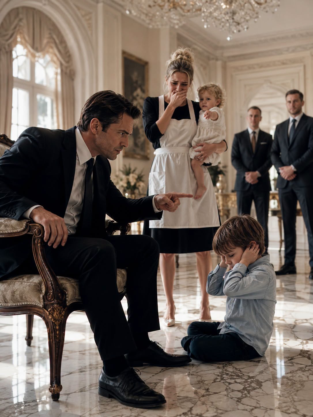For four years, New York’s most feared crime boss believed his little boy would never hear him say “Dad” again—until a maid’s three-year-old daughter started singing, and the boy’s reaction exposed a terrifying secret inside his own mansion.