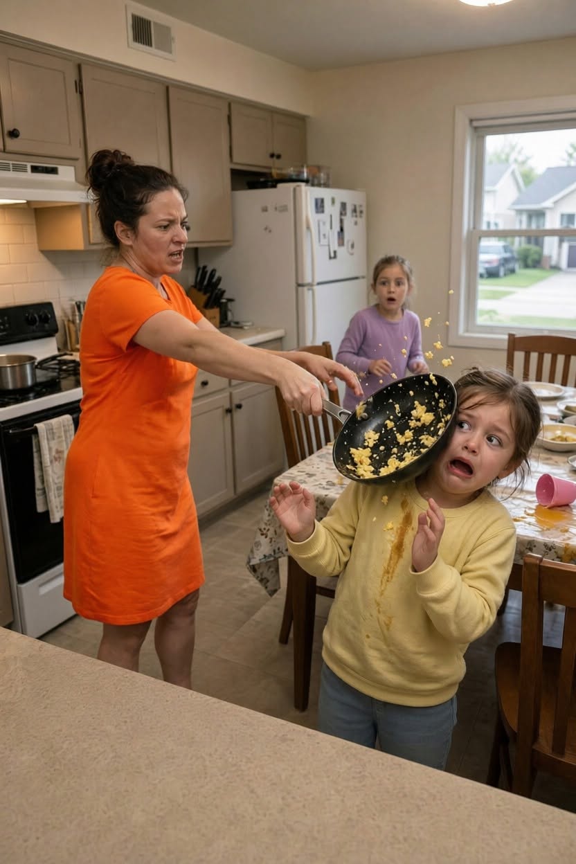 My 4-Year-Old Daughter Sat in the Wrong Seat at Breakfast—My Sister Threw a Hot Skillet at Her, but the Text My Mother Sent From the Hospital Changed EVERYTHING…