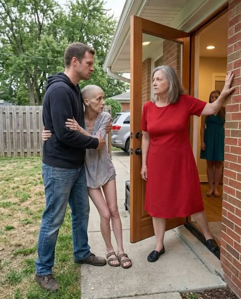 I came home early after four years in Canada and found my wife bald, starving, and eating scraps in the backyard—then my mother looked me in the eye and said, “She brought this on herself”… so I told them about my $1 million settlement and watched their greed expose everything.