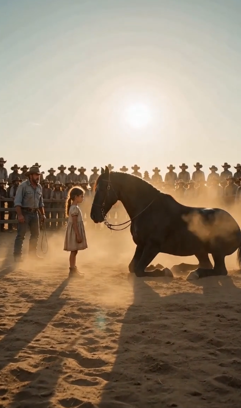 LA NIÑA QUE CALMÓ AL CABALLO SALVAJE… Y DESCUBRIÓ QUIÉN ERA SU PADRE