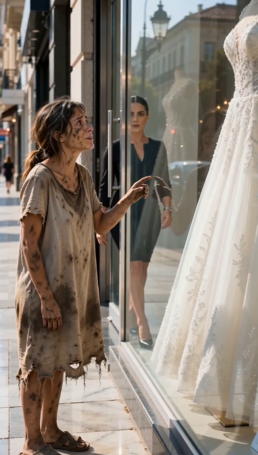 LA MUJER SIN HOGAR QUE QUISO PROBARSE EL VESTIDO MÁS CARO… SIN QUE NADIE IMAGINARA QUE ERA LA DUEÑA DEL SALÓN