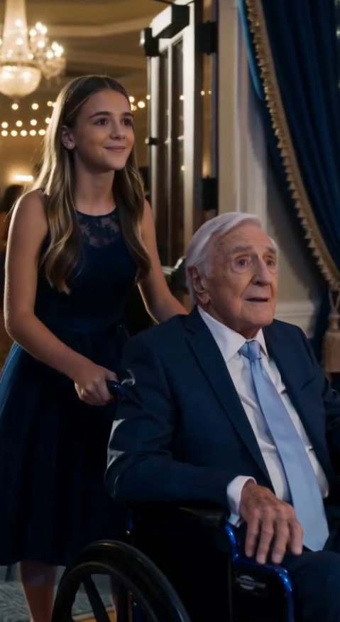 LLEGUÉ AL BAILE DE GRADUACIÓN CON MI ABUELO EN SILLA DE RUEDAS… Y CINCO PALABRAS CAMBIARON TODA LA NOCHE