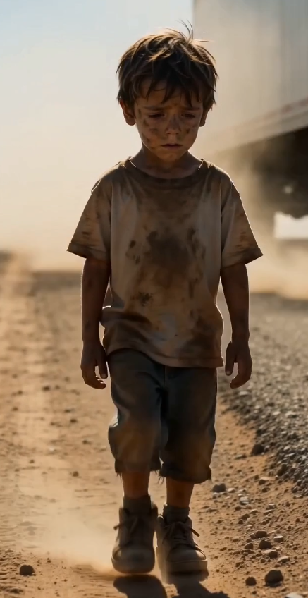 UN POLICÍA VIO A UN NIÑO DE TRES AÑOS CAMINANDO SOLO POR LA AUTOPISTA… Y AL ACERCARSE DESCUBRIÓ ALGO TERRIBLE