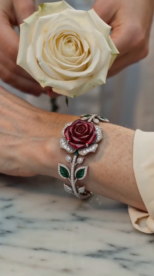 LA VENDEDORA DE FLORES RECONOCIÓ EL BRAZALETE DE UNA MILLONARIA… Y DESCUBRIÓ QUE ERA LA HIJA QUE LE HABÍAN ROBADO