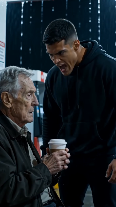 EL MATÓN ARROJÓ CAFÉ CALIENTE SOBRE UN ANCIANO PARA ROBARLO… SIN SABER QUE HABÍA ELEGIDO AL HOMBRE EQUIVOCADO