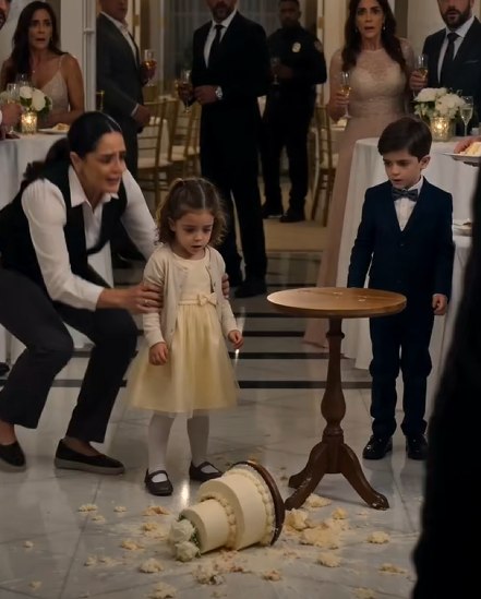 LA NIÑA QUE DESTROZÓ LA TARTA DE CUMPLEAÑOS DEL JEFE DE LA MAFIA… Y SUSURRÓ EL SECRETO QUE SALVÓ A SU HIJO