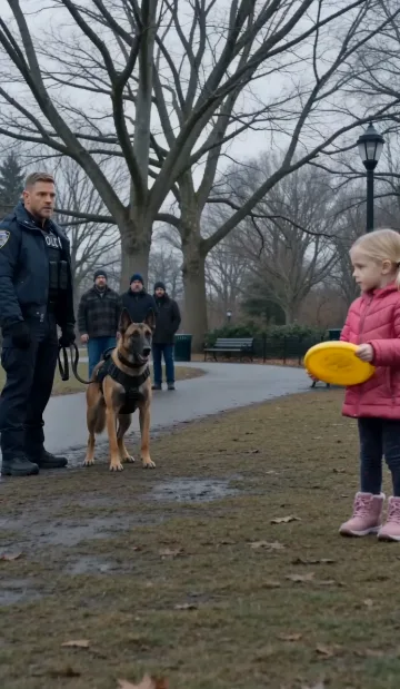 MI PERRO POLICÍA DERRIBÓ A UNA NIÑA DE SIETE AÑOS… LA MULTITUD QUERÍA MATARLO HASTA QUE VI LO QUE HABÍA EN LA HIERBA