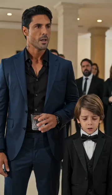 EL MILLONARIO VIO A SU HIJO LLORANDO EN PLENA GALA Y MANDÓ LLAMAR A LA CRIADA… PERO LO QUE ELLA REVELÓ HIZO QUE SU PROMETIDA DEJARA DE SONREÍR