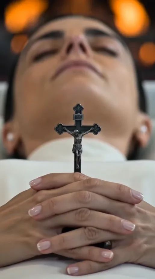 ALEJANDRO VIO UNA LÁGRIMA EN EL ROSTRO DE ISABEL Y GRITÓ “¡NO ESTÁ MUERTA!”… PERO CUANDO DOÑA TERESA MIRÓ LA CRUZ ENTRE SUS MANOS, ORDENÓ QUE NADIE CERRARA EL ATAÚD