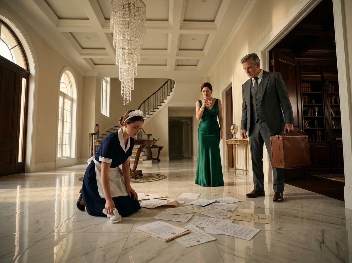 My Stepmother Turned Me Into a Maid in My Own Mansion... Then Dad Found the Secret in My Pocket