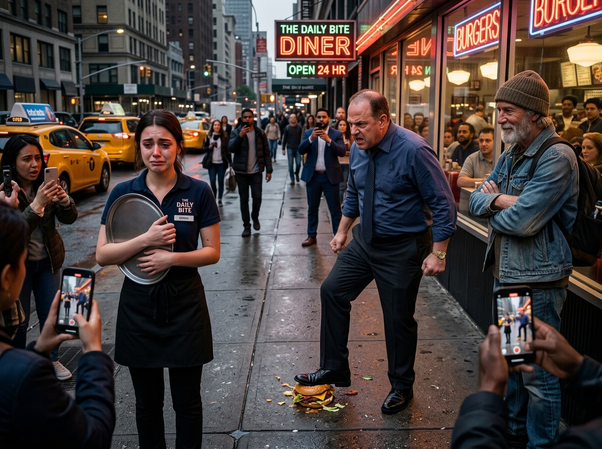 The Manager Humiliated a Homeless Man for Accepting a Free Burger... Then Everything Changed