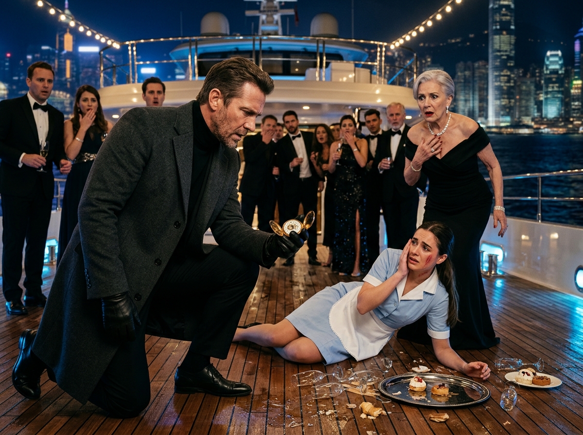She Slapped the Yacht Waitress—Then the Owner Saw Her Watch
