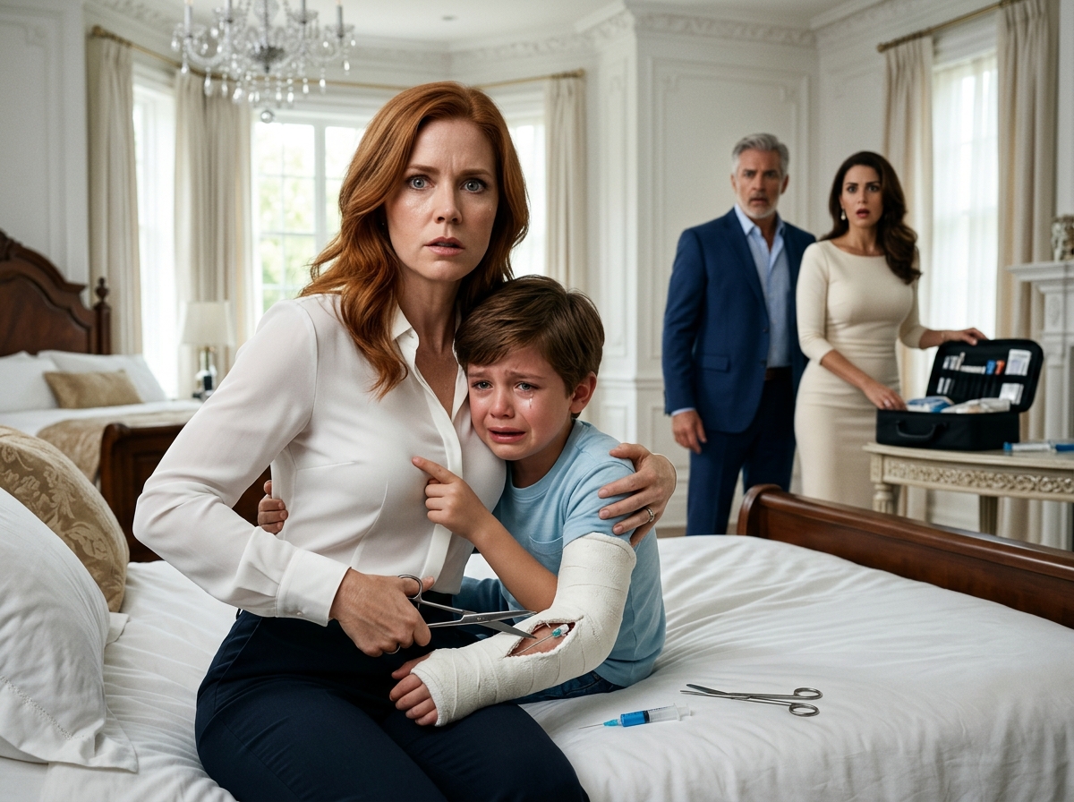He Said the Cast Was Healing—Until His Mother Found the Needle