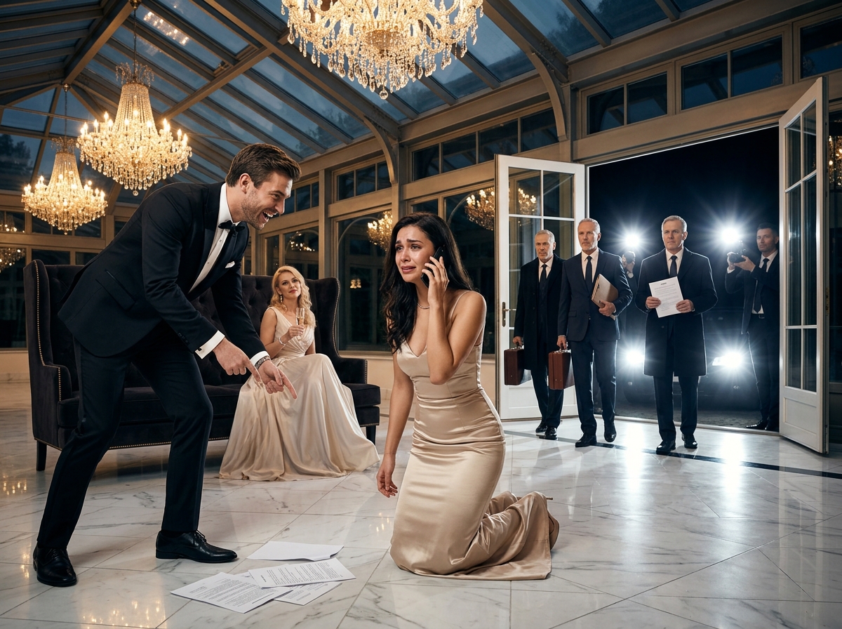 He Told Her No One Was Coming—Then Four Men Entered the Ballroom