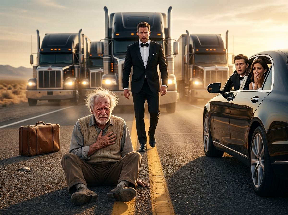 They Left the Old Man on Route 66—Then His Convoy Arrived