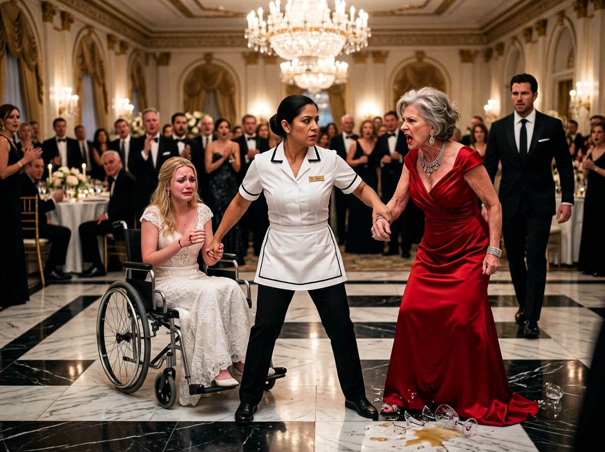 The Waitress Who Stood Between the Heiress and Her Mother
