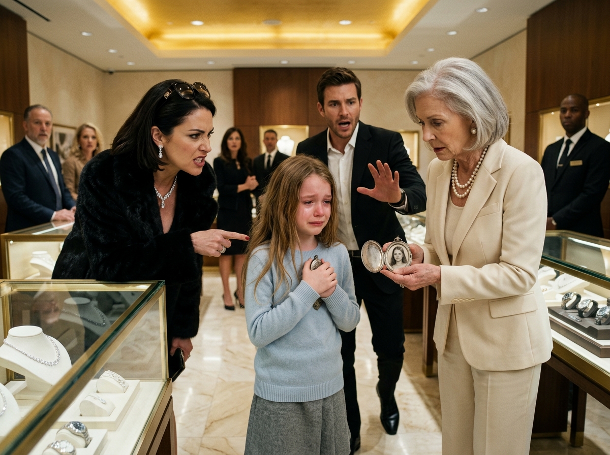 They Called Her a Thief—Until the Necklace Opened