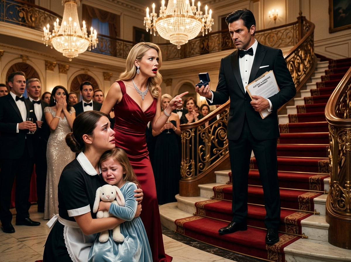 The Cruel Stepmother Fell—And the Loyal Maid Became the Billionaire’s True Queen
