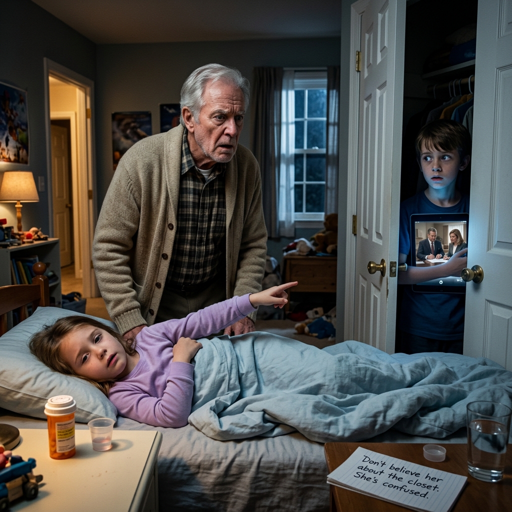 GRANDPA OPENED THE CLOSET—THEN THE MISSING BOY SHOWED HIM THE VIDEO