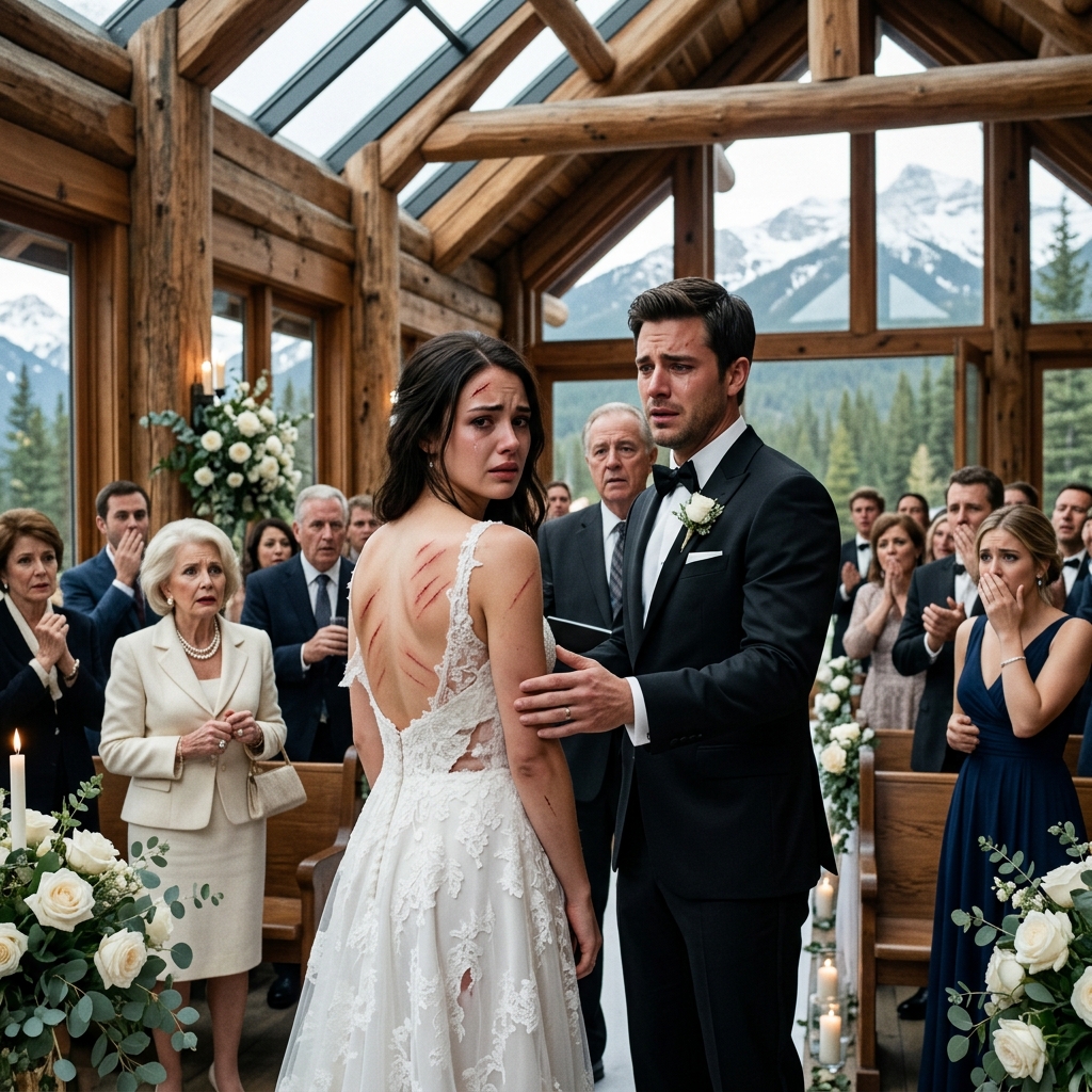 The Scars Beneath Her Wedding Dress