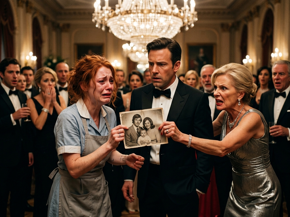 The Waitress Carried the Photograph That Destroyed Their Lie