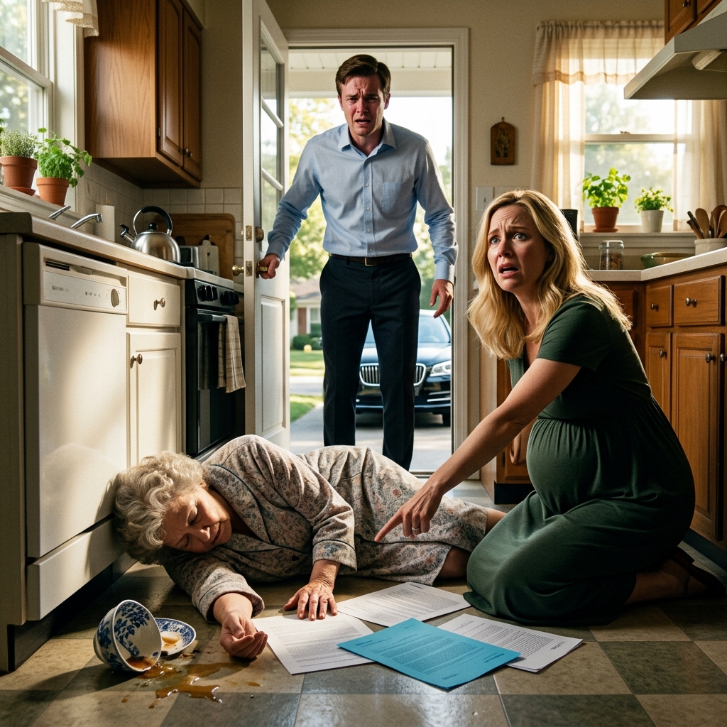 The Woman on the Kitchen Floor